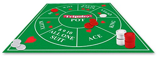 Tripoley Deluxe Board Game, Family Favorite Game, Combination Of Michigan Rummy, Hearts And Poker, Perfect For Family Game Night, For Ages 8 And Up