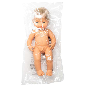 Miniland Educational - 15'' Anatomically Correct Baby Doll, Caucasian Boy