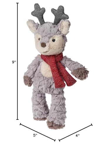 Mary Meyer 11-Inch Stuffed Animal Putty Collection Soft Toy - Glitters Reindeer, Polyester
