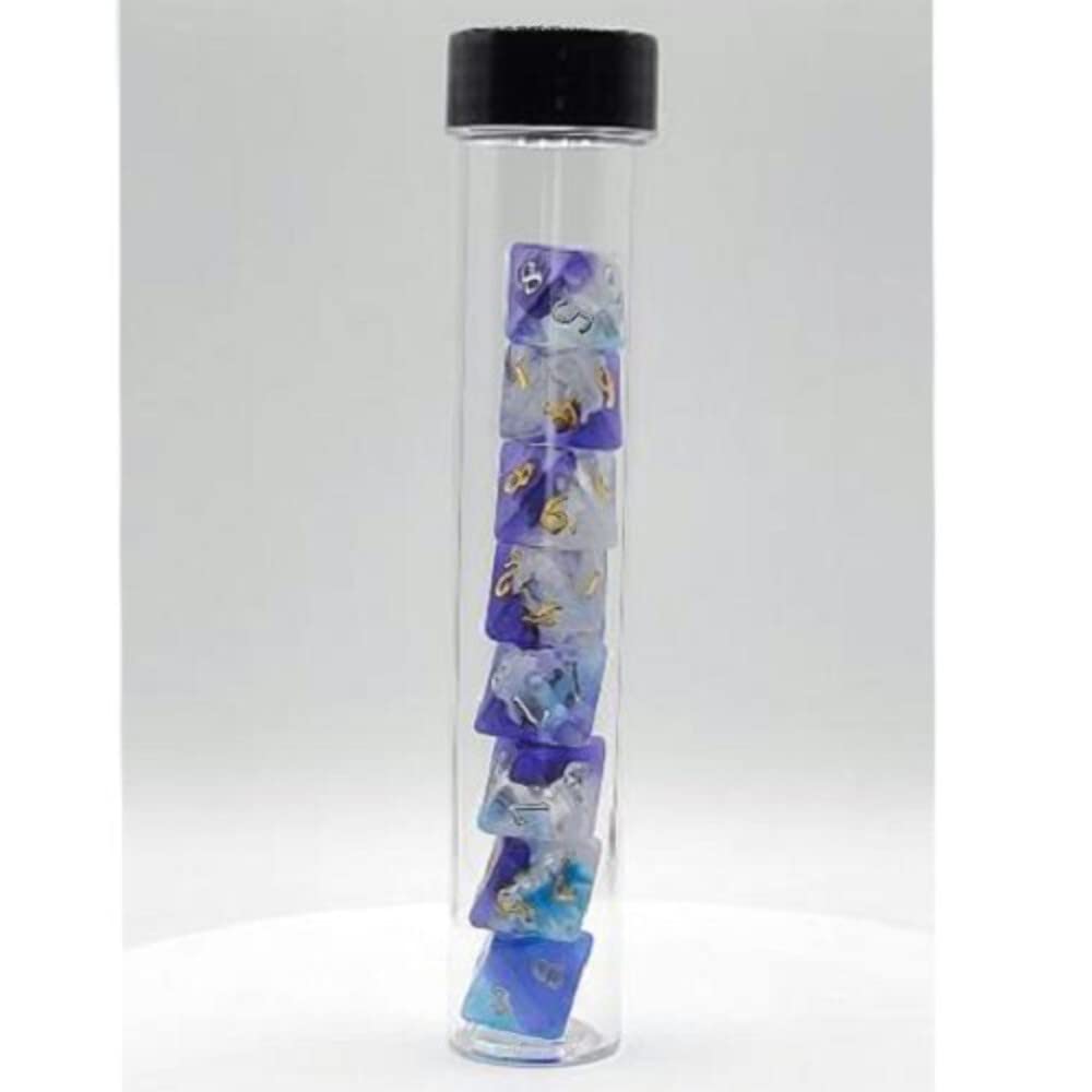 Sirius Dice Sdz000802 D8 Tube Healing Hands Dice Set - 8 Per Set