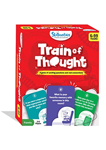 Skillmatics Card Game - Train Of Thought, Fun For Family Game Night, Educational Toys, Travel Games For Kids, Teens And Adults, Gifts For Boys And Girls Ages 6, 7, 8, 9 And Up