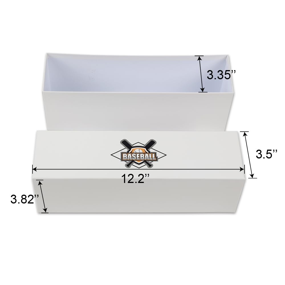 G-PLUS Graded Card Storage Box Holds 50-55 Graded Cards Holder Container (White)