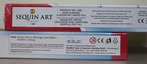 Sequin Art Red Norman The Snowman, Sparkling Arts and Crafts Kit; Creative Crafts for Adults and Kids