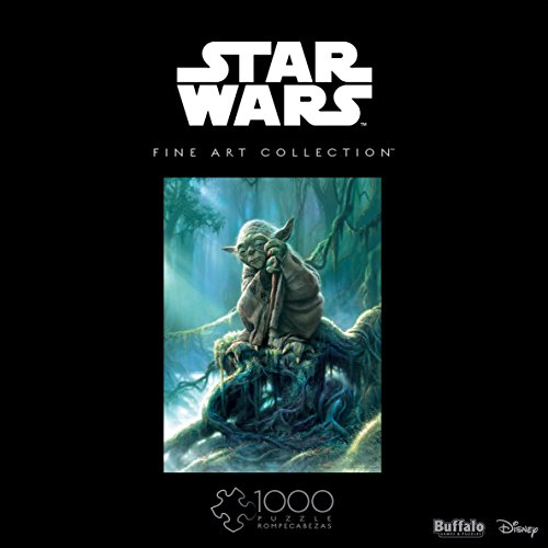 Buffalo Games Star Wars Yoda 1000 Piece Jigsaw Puzzle - Large Multicolor Paperboard Puzzle for Adults - Model 12551