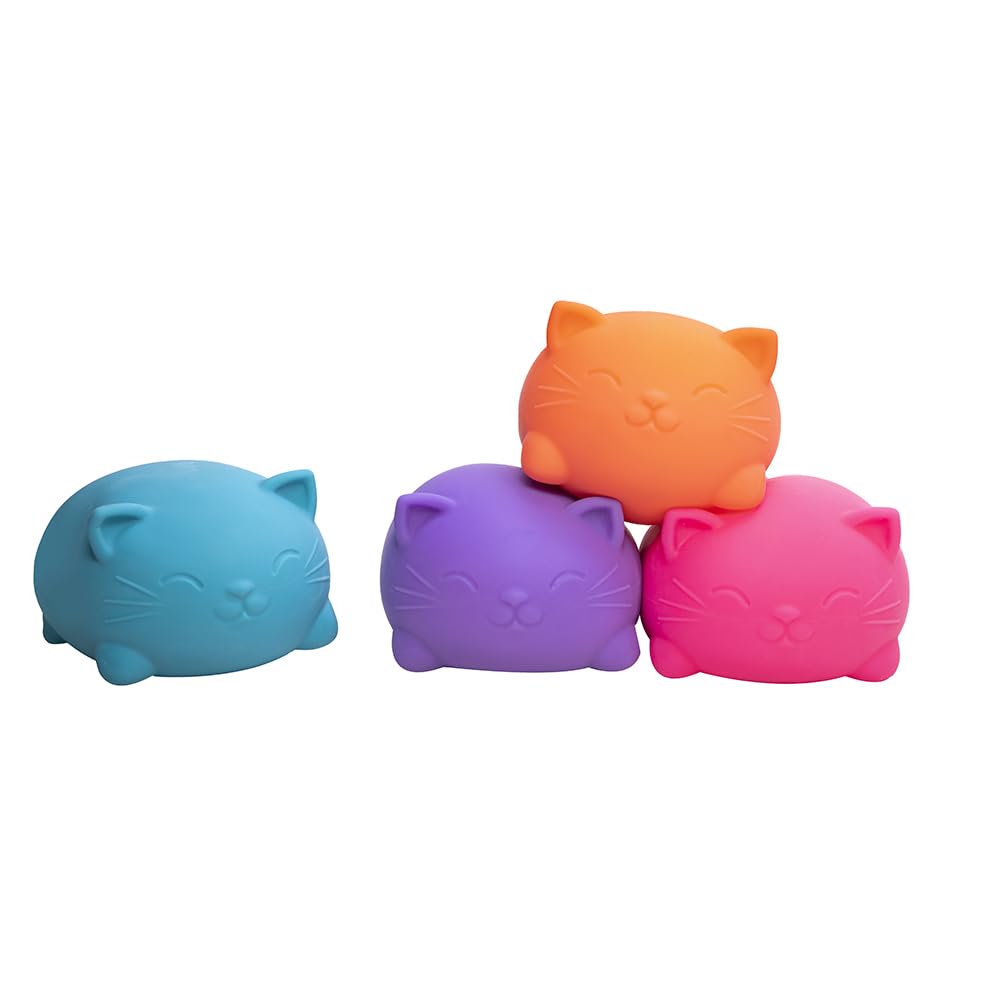 Schylling Needoh Super Cool Cat - Sensory Fidget Toy - Assorted Colors - Ages 3 To Adult (Pack Of 1)