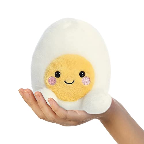 Aurora World 33575 Palm Pals Bobby Egg, 13 Cm, Eco Plush, White, White