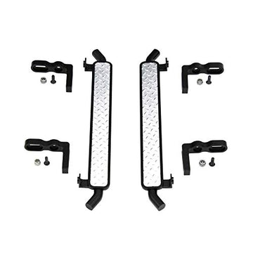 Hot Racing TRXF33DP01 Aluminum Diamond Rock Rail Side Step (2) - TRX-4