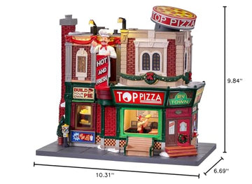 Lemax Top Pizza, With 4.5V Adaptor #25860 Multicolor
