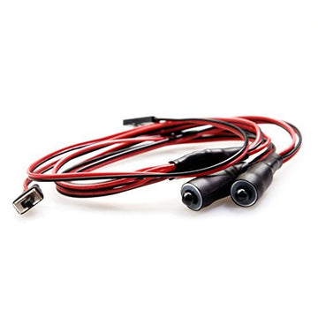 MOHERO 2 LEDs Angel Eyes & Demon Eyes LED Light Headlights for 1/10 RC Model Crawler Cars Headlamps (Blue+White, 10mm)