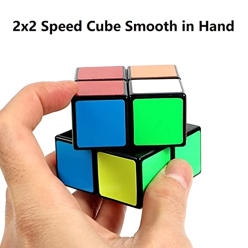 Irrdfo 2X2 Speed Cube, 2X2 Cube Puzzle Black