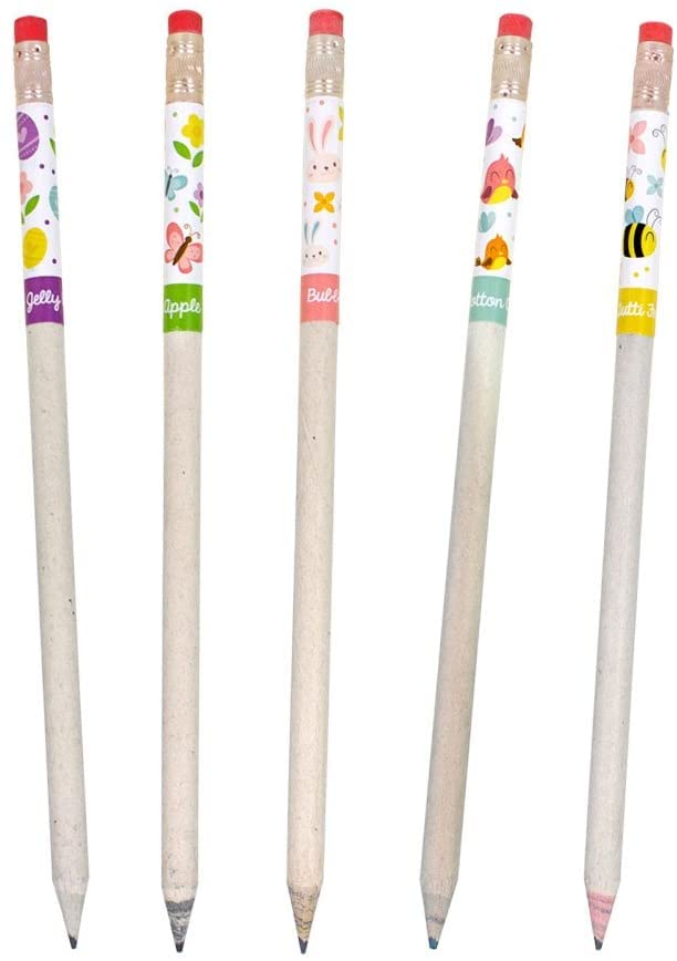 Spring Smencils (2 Pack) - Hb #2 Patented Gourmet Scented Pencils, 5 Count, Gifts For Kids, School Supplies, Classroom Rewards, Easter Day