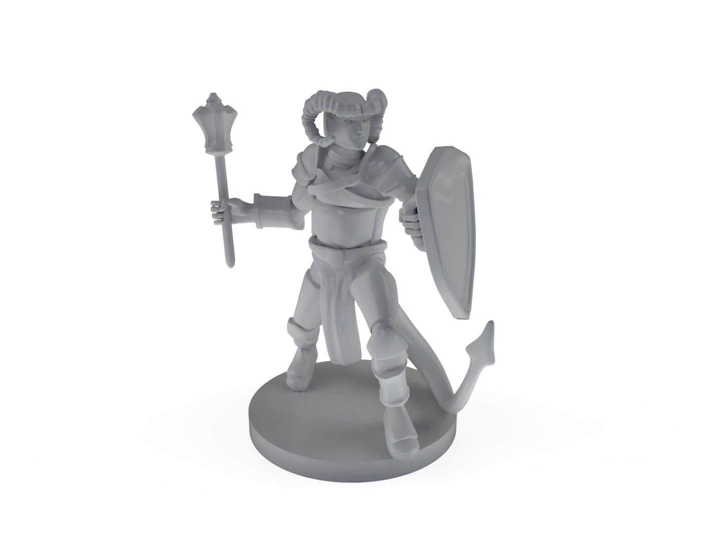 Tiefling Male Cleric Tabletop Dnd Gaming Miniature