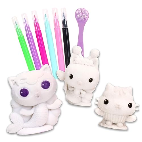 Tara Toys Gabby's Dollhouse Washables - Multicolor Cats Toy for Kids, Ages 3+, Model 41453, PVC Material
