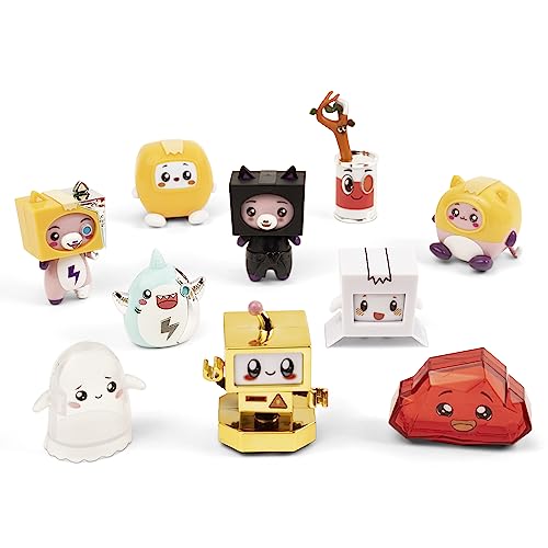 LankyBox Mini Mystery Figures 24-Pack - Series 3, Glow-in-The-Dark, Collectible Plastic Toys