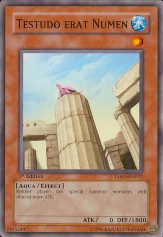 Yu-Gi-Oh! - Testudo Erat Numen (Tshd-En032) - The Shining Darkness - 1St Edition - Common