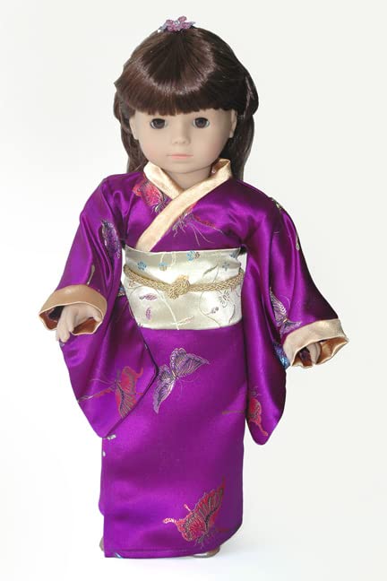 Hanfu Chinese Dress And Kimono Pattern Multi-Sized For 18'' American Girl Dolls And For 18'' Slim Carpatina Dolls
