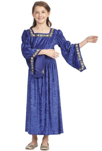 Medium Child Renaissance Bell Custume - Purple