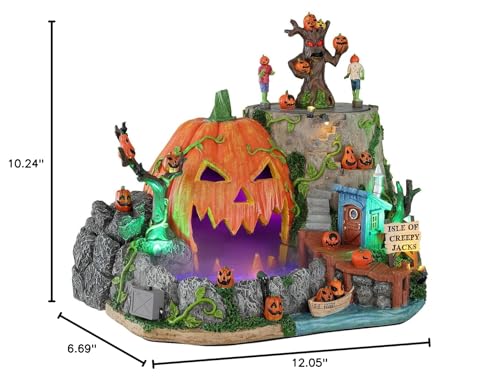 Lemax Isle Of Creepy Jacks, With 4.5V Adaptor #14824