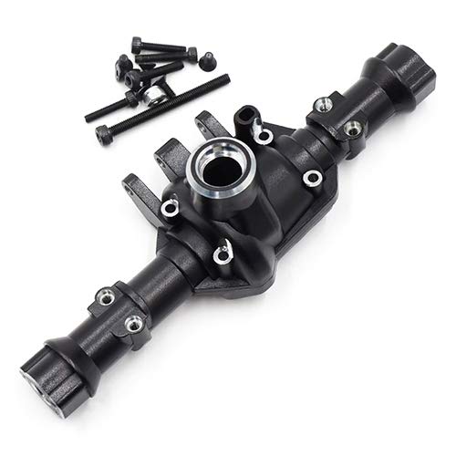 Yeah Racing Alloy Rear Axle Housing (Titanium Coated) For Traxxas TRX-4 Black #TRX4-046BK