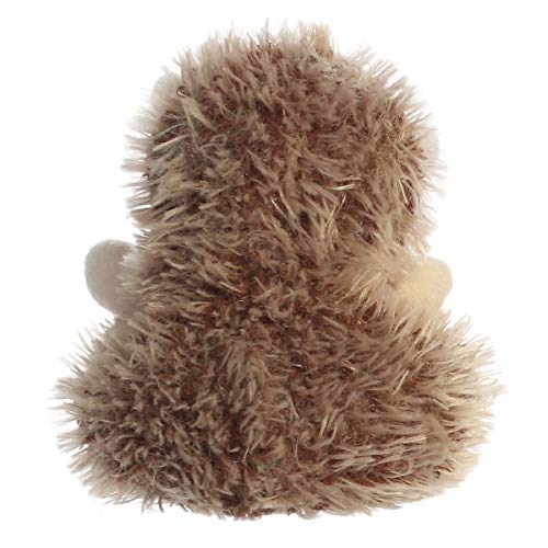Aurora® Adorable Palm Pals™ Hedgehog Stuffed Animal - Mini 4.5" Brown Plush for Kids & Collectors - Model 33470