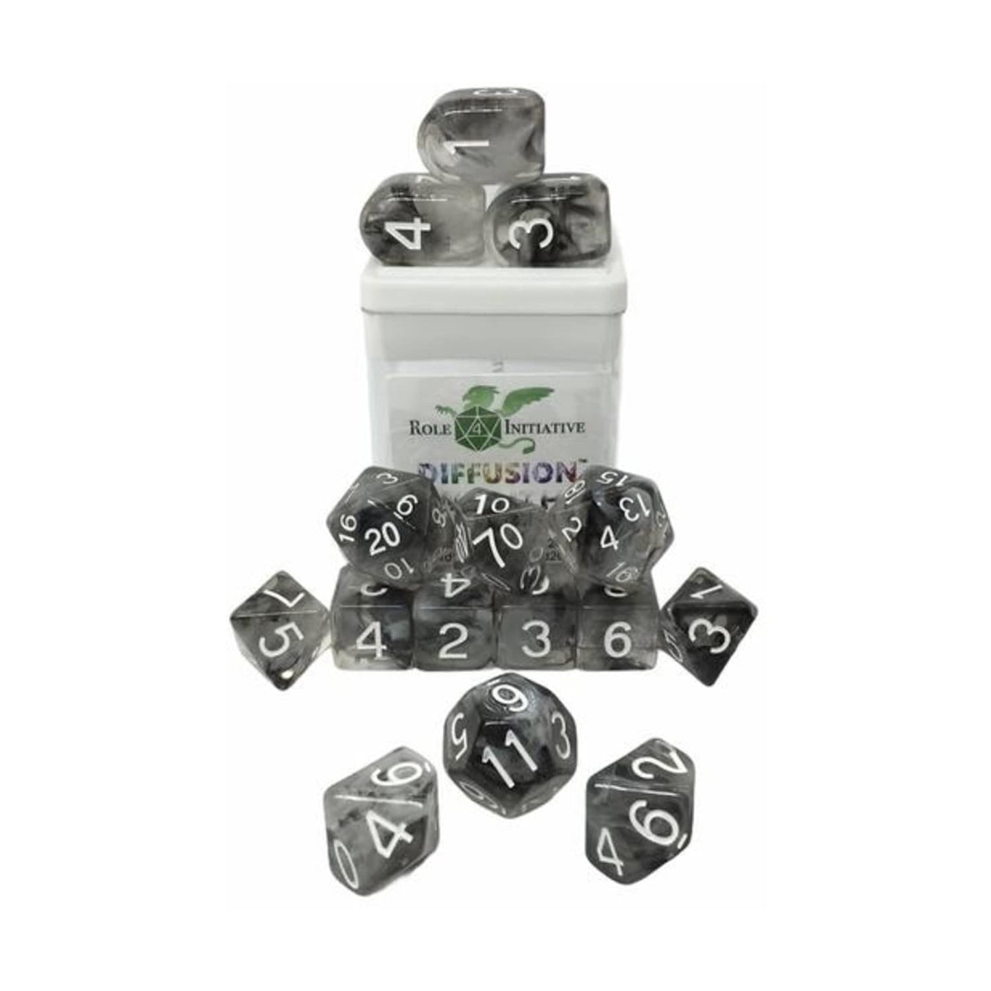 Role 4 Initiative: 15-Set Dice Diffusion Wraith R4I 50514-Fc