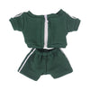Niannyyhouse Sportswear Uniforms 7.8'(20Cm) Plush Doll Stuffed Figures Toys Clothes (Green)