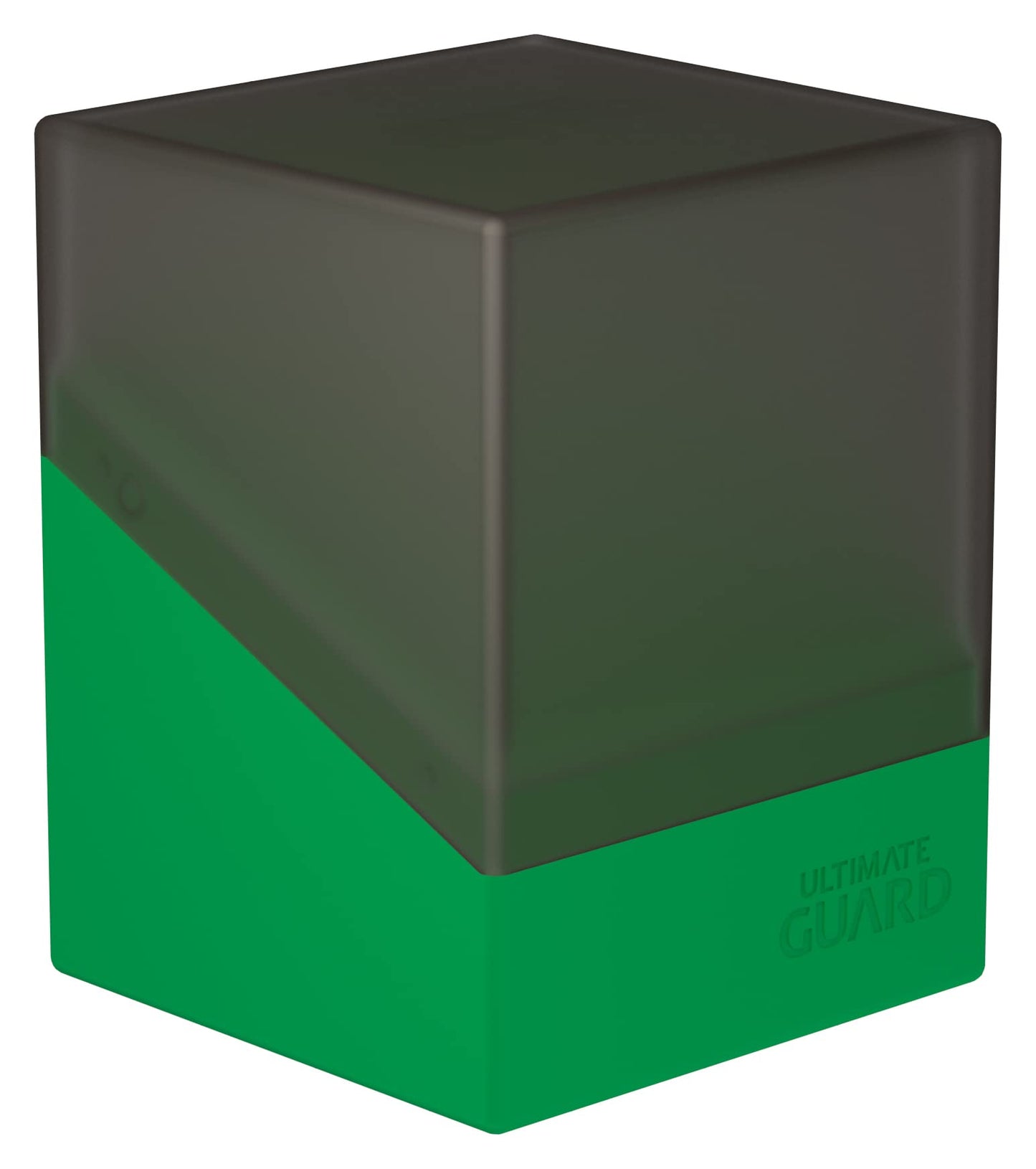 Ultimate Guard Boulder Synergy 100+, Deck Case For 100 Double-Sleeved Tcg Cards, Black/Green, Secure & Durable Storage For Trading Card Games