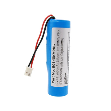 Qimoo Voice Amplifier Replacement Battery B0143KH9KG 3.7V 2600mAh Rechargeable Lithium-ion Battery, with XH2.54mm Connector