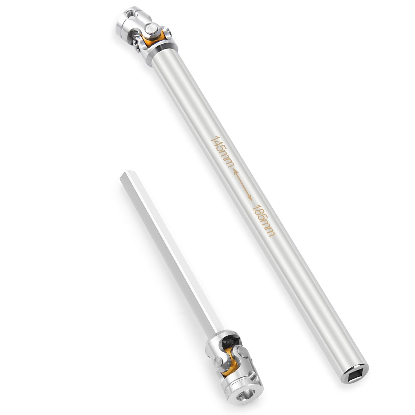 RC-Hub 1Pcs RC Driveshafts Metal Drive Shaft 45-50/47-57/55-67/60-80mm for 1:14 Tamiya Trailer Tractor Truck RC Crawler Car (145