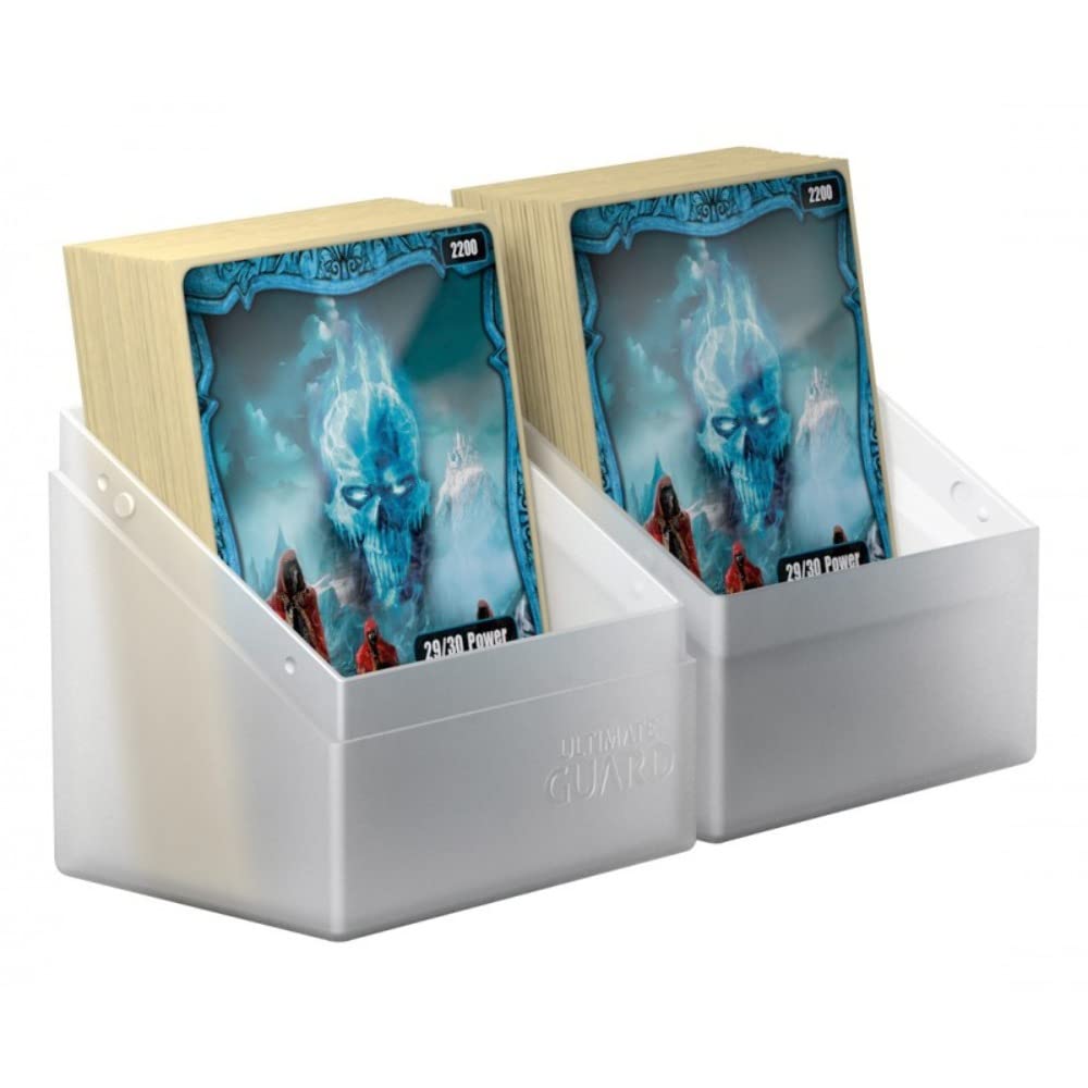Ultimate Guard Boulder 80+ Classic, Deck Case For 80 Double-Sleeved Tcg Cards, Frosted, Secure & Durable Storage For Trading Card Games, Soft-Touch Finish
