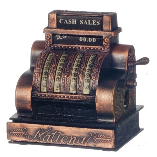 Dollhouse Miniature Cash Register Antique