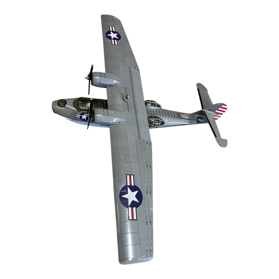 General Jim'S Ww2 Military Pby Catalina Water Aircraft Seaplane Building Blocks Bricks Set
