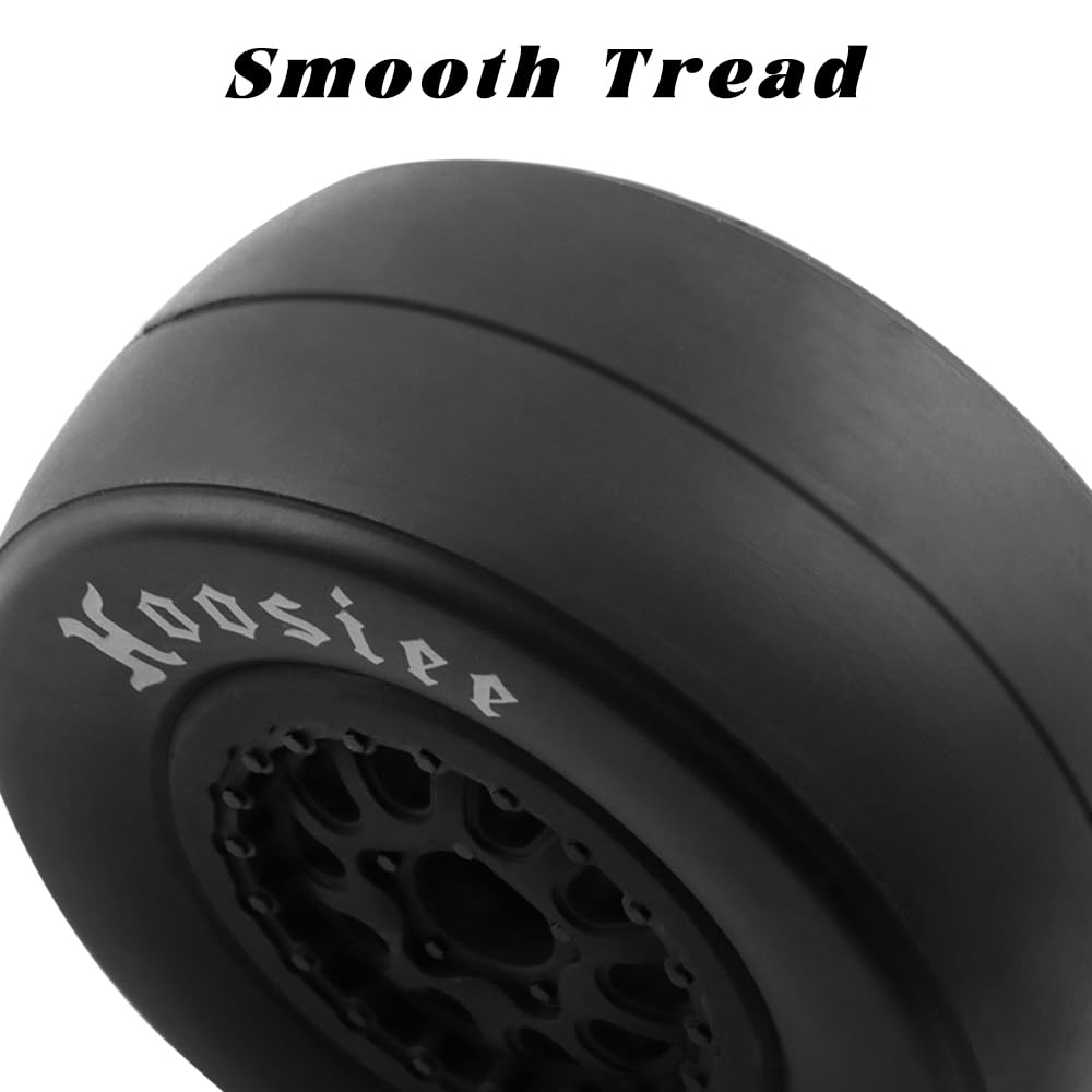Epinon 1/10 Racing Short Course Truck Slick Tires 12Mm Hex Wheels And Tires Rubber Rc Truck Tires For Traxxas Slash Arrma Senton