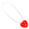 FlashingBlinkyLights Red Flashing LED Light Up Heart Necklace - Perfect for Parties, Gifts, and Festivals