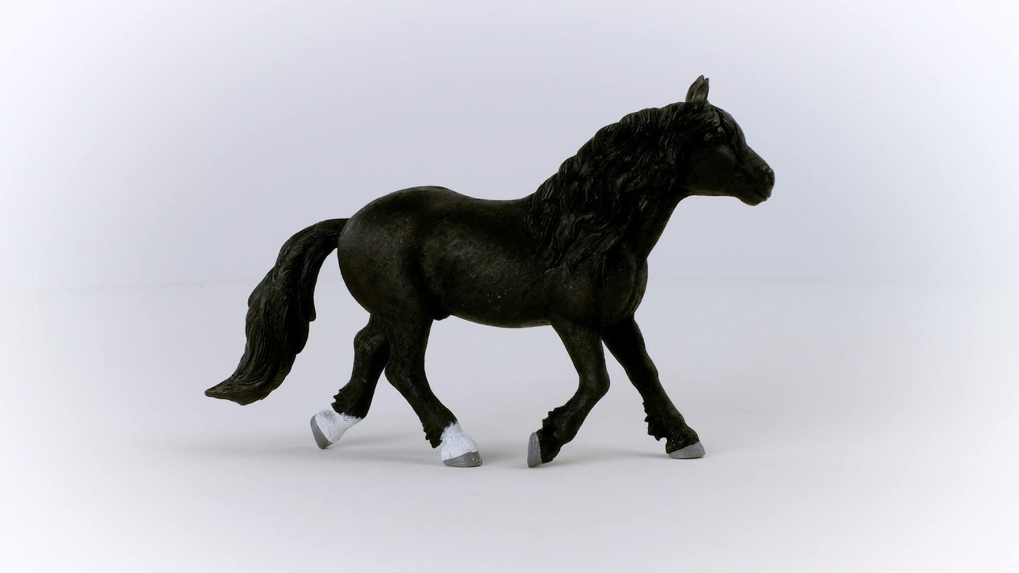 Schleich Farm World Realistic Noriker Stallion Horse Figurine - Highly Detailed And Durable Farm Animal Toy, Fun And Educational Play For Boys And Girls, Gift For Kids Ages 3+