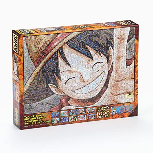 Ensky 1000 Piece Jigsaw Puzzle - One Piece Mosaic Art (Luffy), 50x75cm (19.6 x 29.5 inches)