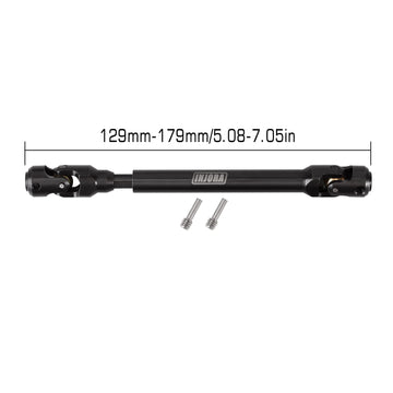 INJORA Steel Heavy-Duty Drive Shaft for 1/10 RC Car Crawler Axial SCX10 90046 AXI03007 TRX4 Redcat Gen8(129mm-179mm)