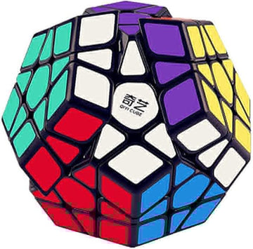 Bokefenuo Qy Megaminx 3X3 Cube Sculpted Black Qy Qiheng Pentagonal Dodecahedron Speed Puzzle Cube Toys For Kids