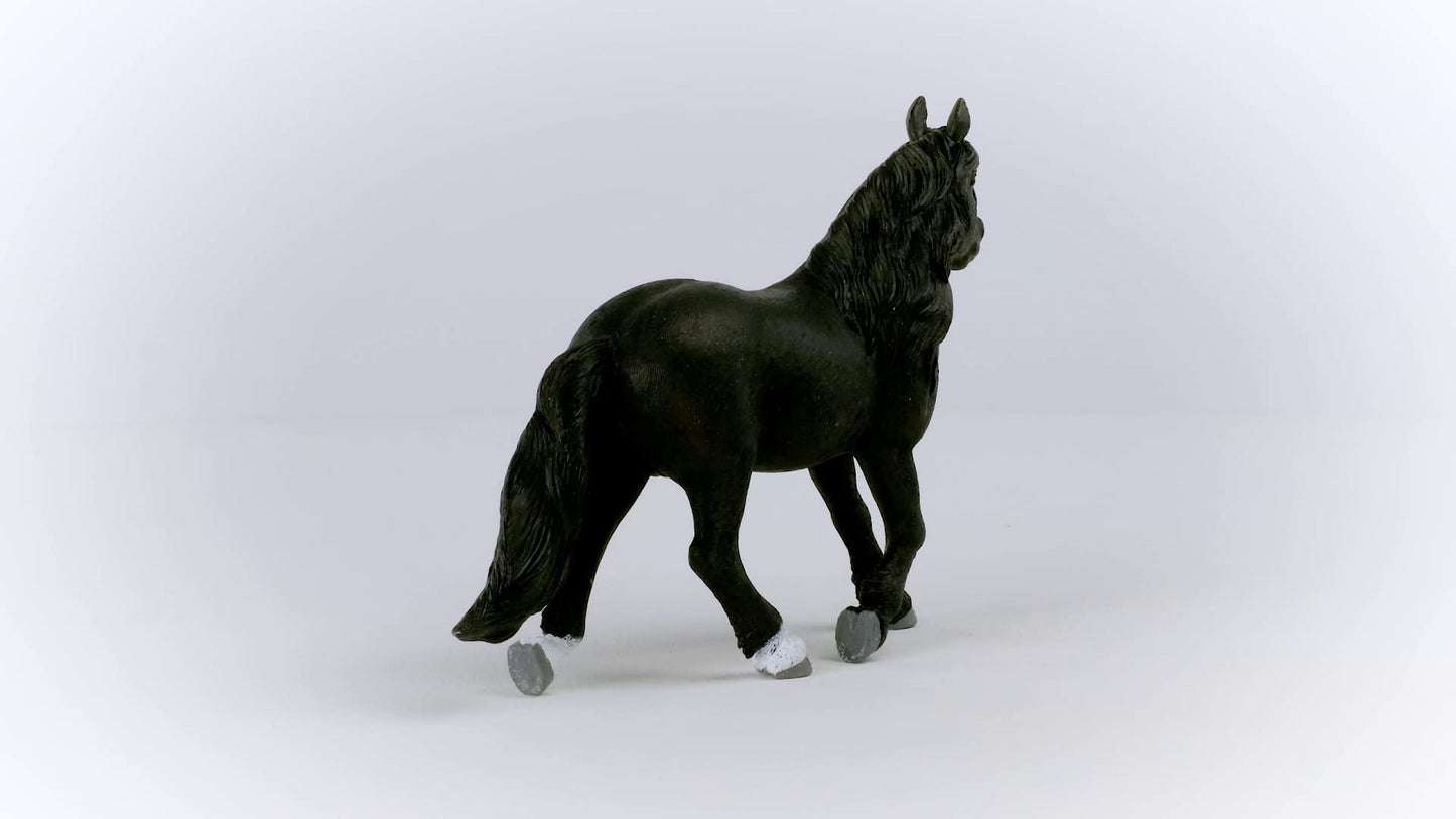 Schleich Farm World Realistic Noriker Stallion Horse Figurine - Highly Detailed And Durable Farm Animal Toy, Fun And Educational Play For Boys And Girls, Gift For Kids Ages 3+