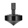 CHEETOP Stainless Steel Spinning Top Precision Mini Desktop Gyroscope Kill Time Reduce Stress ADHD Toys Perfect Balance Gyro (Black Style 1)