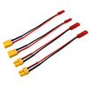 2pairs XT30 Plug to JST Connector Male Female 20AWG Silicone Cable Wire Adapter for RC FPV ESC Speed Controller Lipo Battery Cha