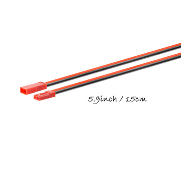 20 Gauge Silicone Connector for JST, SIM&NAT 5.9 inch 2 Pin Male Female for JST RCY Plug Connectors Cable Wire for RC Toys Batte