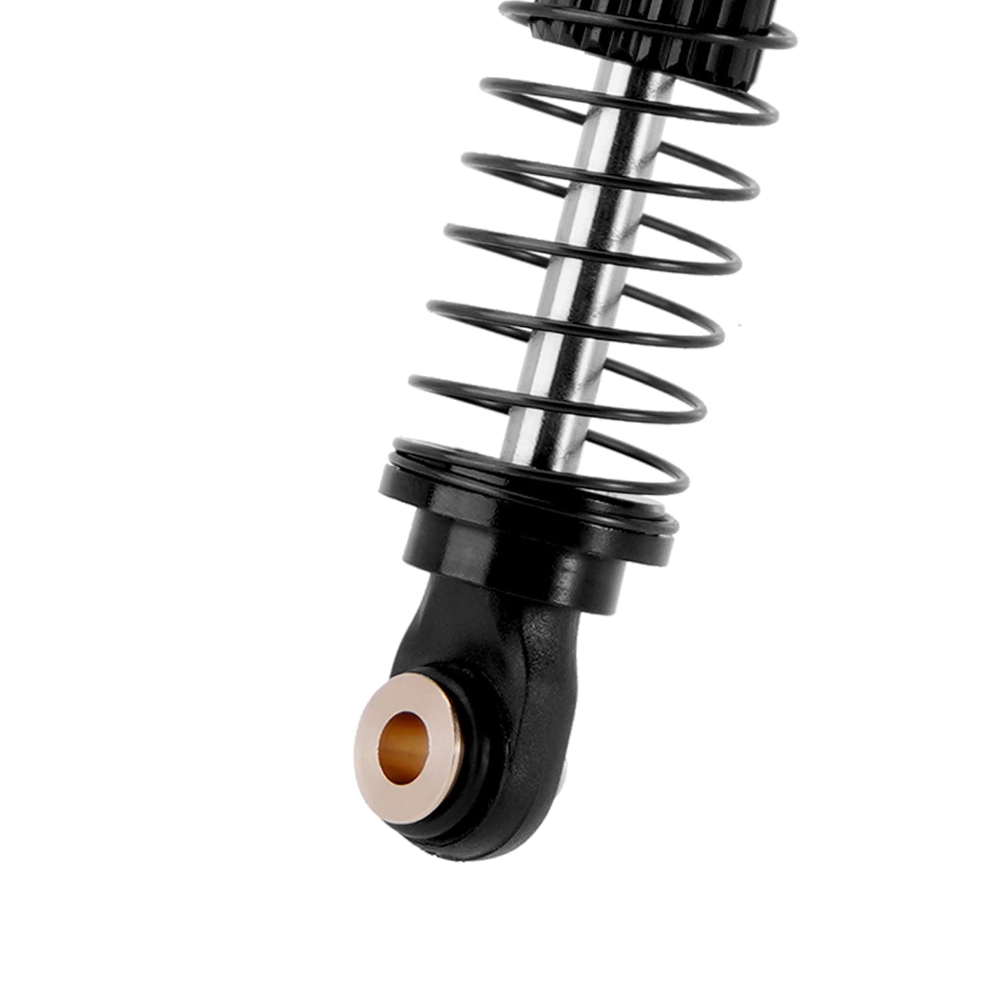 INJORA 53mm Shocks- Absorber Oil Threaded Damper for TRX4M TRX4MT 1/18 RC Crawler Upgrade (Black)