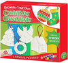 Christmas Crafts for Kids - DIY Christmas Tree Decorations Resin Ornaments Kits (Includes Paints Brushes) - Stocking Stuffers DI