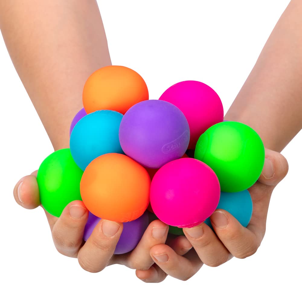 Schylling Needoh Teenie Gobs Of Globs - Sensory Fidget Toy - 18 Mini Groovy Globs - Ages 3 To Adult