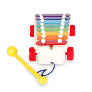 Fisher-Price Classic Pull A Tune Xylophone - Colorful Plastic Toy, Model 1702, 1 EA