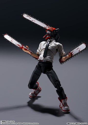 TAMASHII NATIONS S.H.Figuarts Chainsaw Man Action Figure - PVC, Model BAS64051, Color: Chainsaw Man