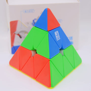 Bukefuno Moyu Rs Pyraminx Magnetic 3X3 Mfjs Magic Speed Puzzle Cube Moyu R S Pyramid M Stickerless (2022 Magnetic)