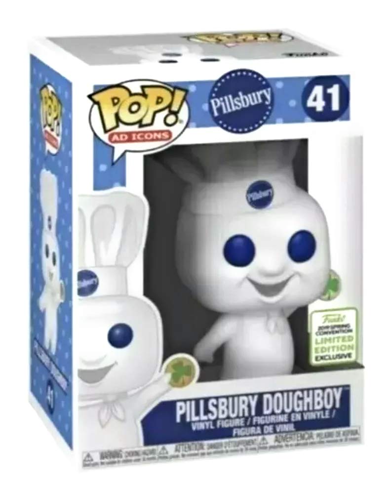 Pop! Funko Ad Icon Pillsbury Doughboy Shamrock Cookie Spring Convention Exclusive