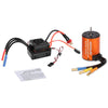 GoolRC 3650 3500KV Brushless Motor & 60A ESC Combo for 1/10 RC Car Truck, Waterproof, Model 43227-2288, Copper Material